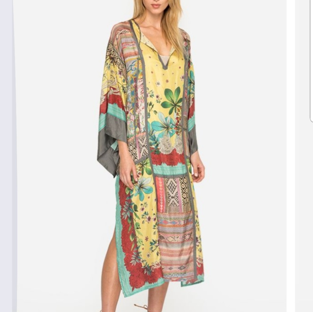 Johnny was BOTANICAL STAN KIMONO DRESS - Picture 1 of 8